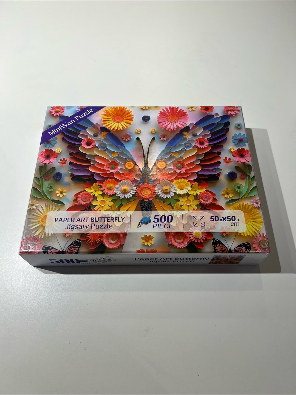 Paper Art Butterfly 500-Piece Jigsaw Puzzle